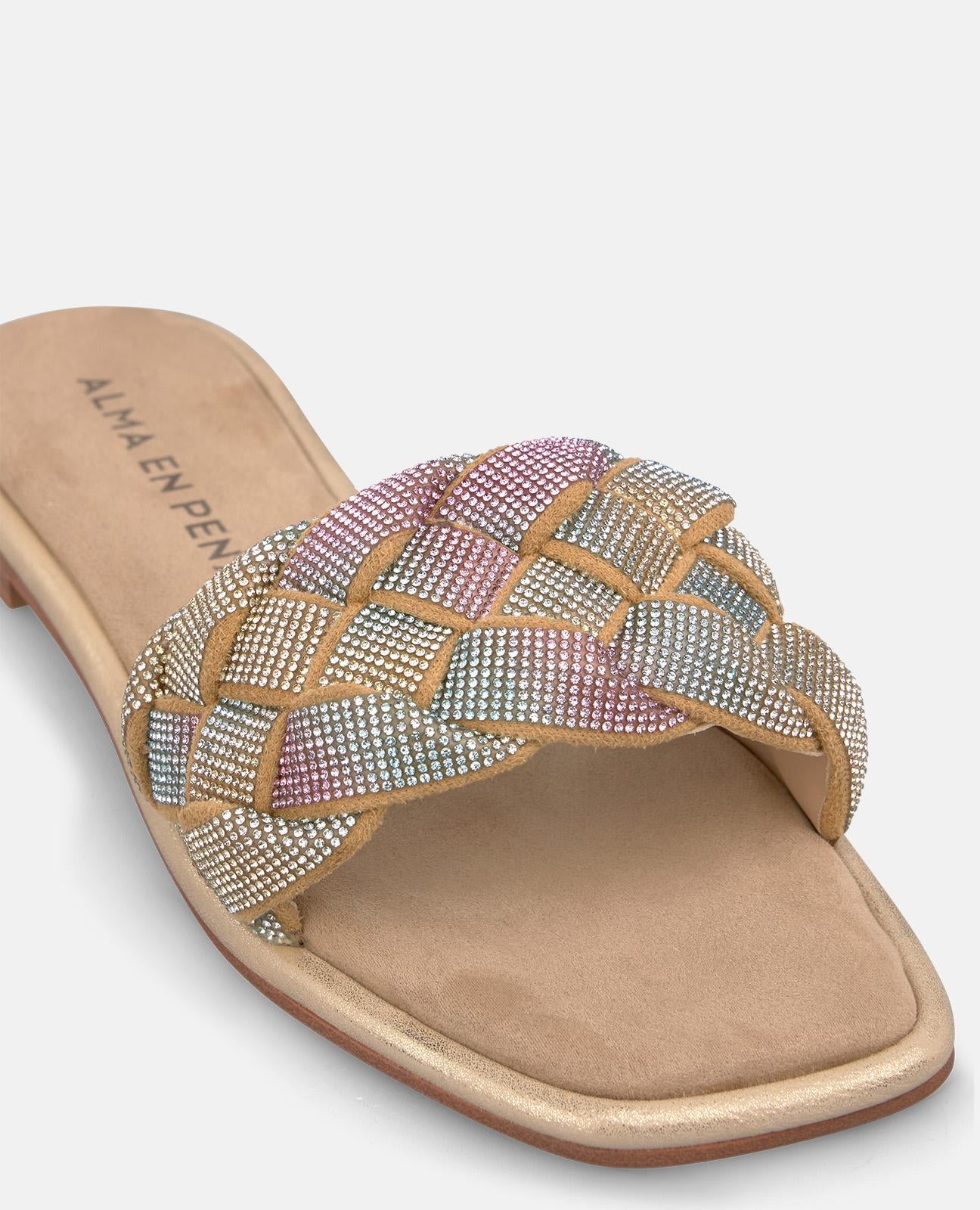 alma-en-pena-pala-flat-sandals-flachsandale-sand-1-cm image 4