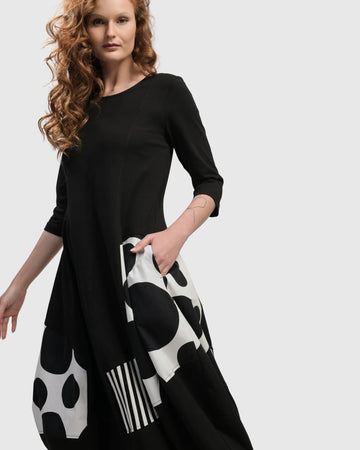 alembika-urban-broadway-cocoon-dress-mono-jerseykleid image 3