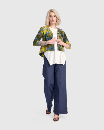 alembika-windchime-cropped-cardigan-gold-ocean-dots image 6