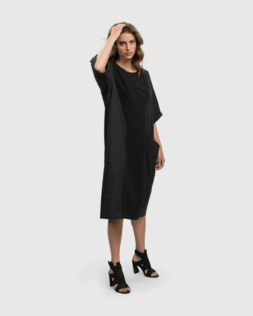 alembika-urban-gramercy-oversized-kleid-schwarz image 3