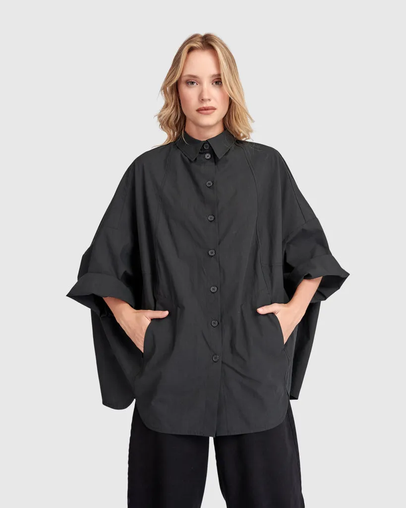 alembika-urban-oversized-circle-shirt-schwarz image 1