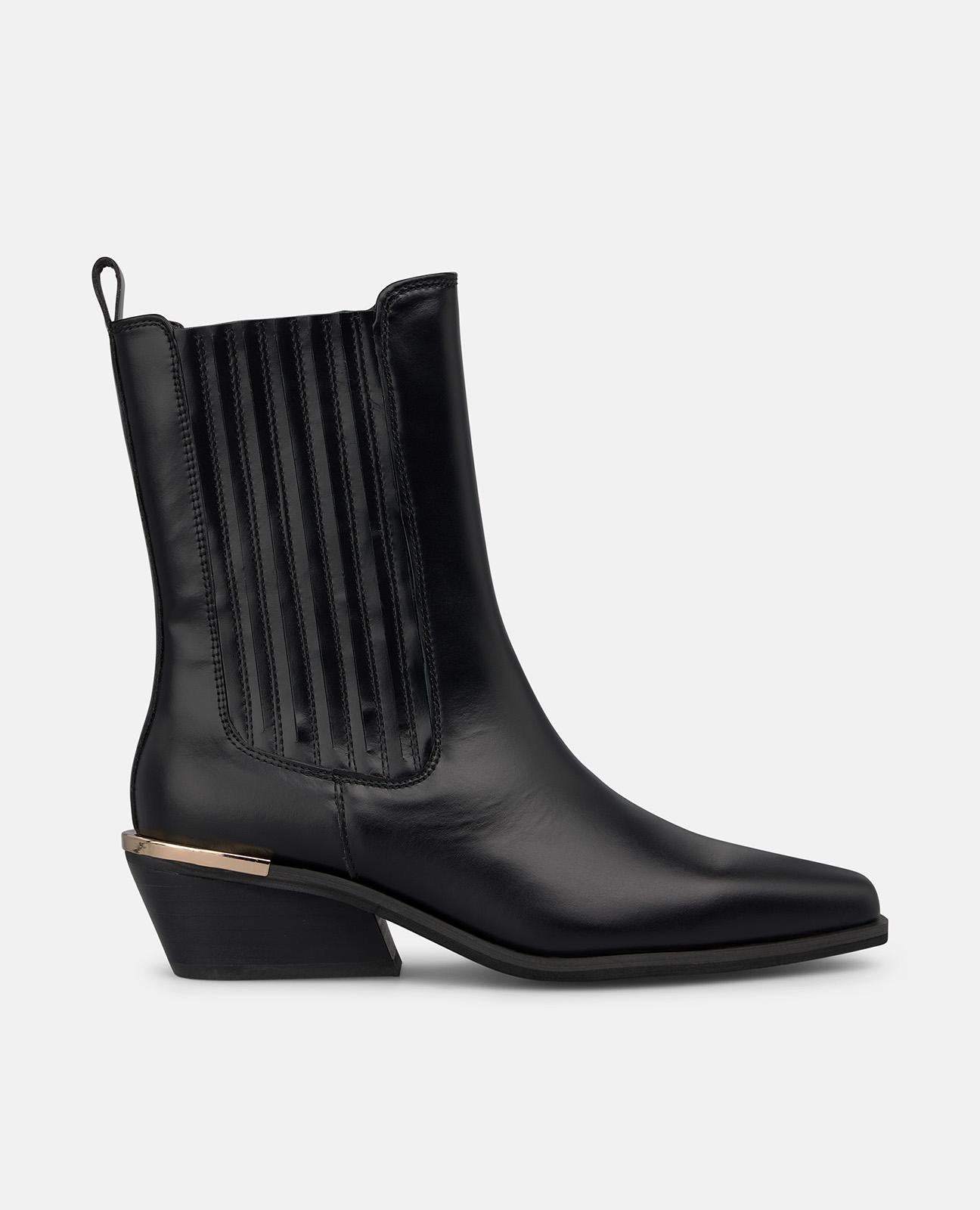 alma-en-pena-leather-chelsea-boots-stiefelette-schwarz-4-5-cm image 1
