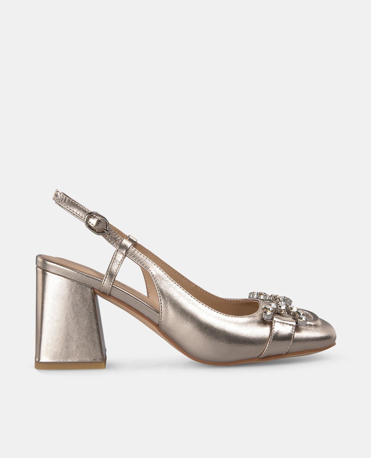 alma-en-pena-pumps-mit-steg-bronze-7-5-cm-absatz image 1