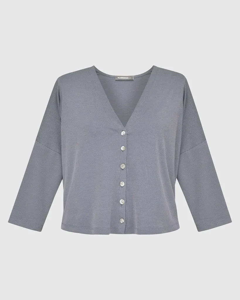 alembika-essential-cupro-crop-cardigan-celeste-cropped-strickjacke image 1