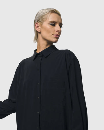 alembika-trinity-button-down-shirt-damen-hemd-schwarz image 4