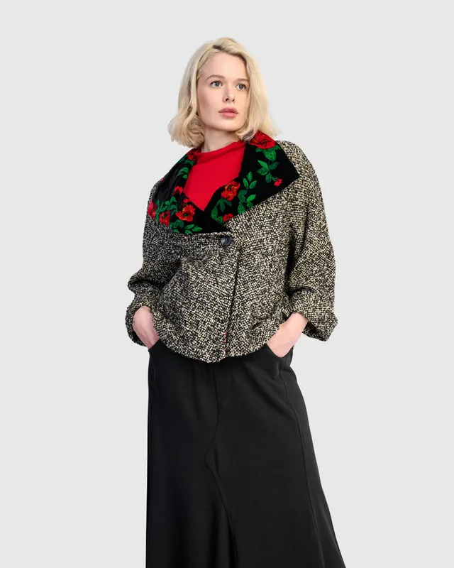 alembika-la-vie-boucle-jacke-roses image 1