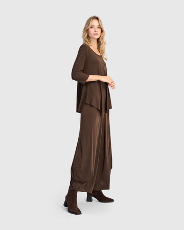 alembika-essential-slinky-point-hem-top-sepia image 4