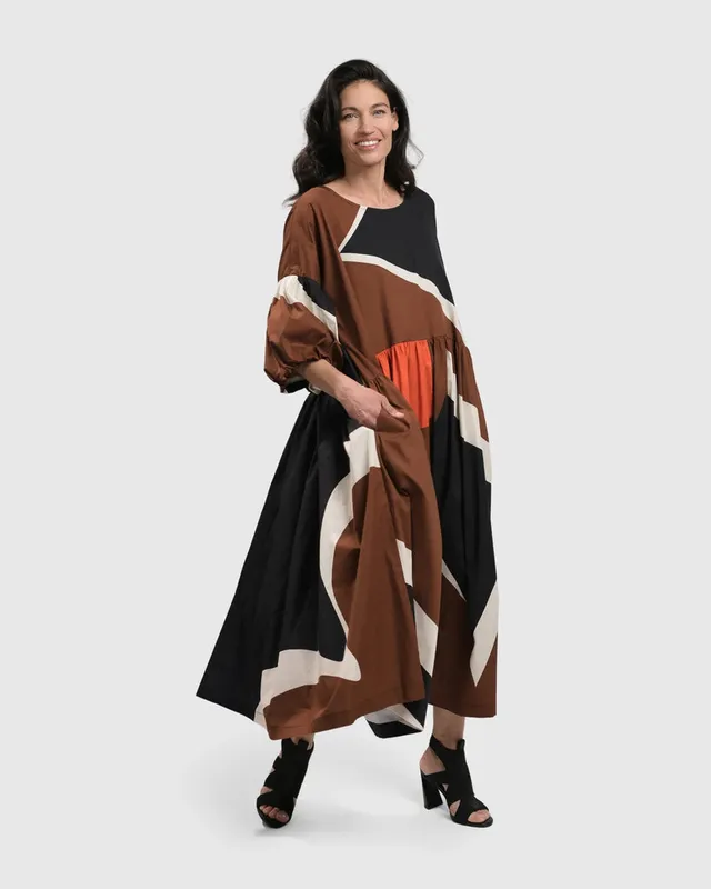 alembika-josie-effortless-dress-damen-maxikleid-in-blossom image 1