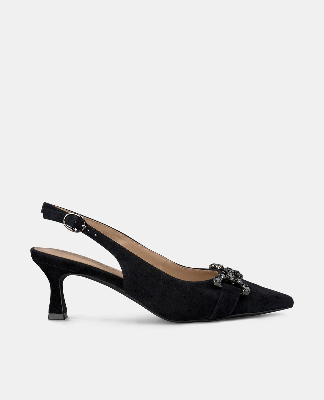 alma-en-pena-buckle-heeled-slingpumps-schwarz-6-cm image 1