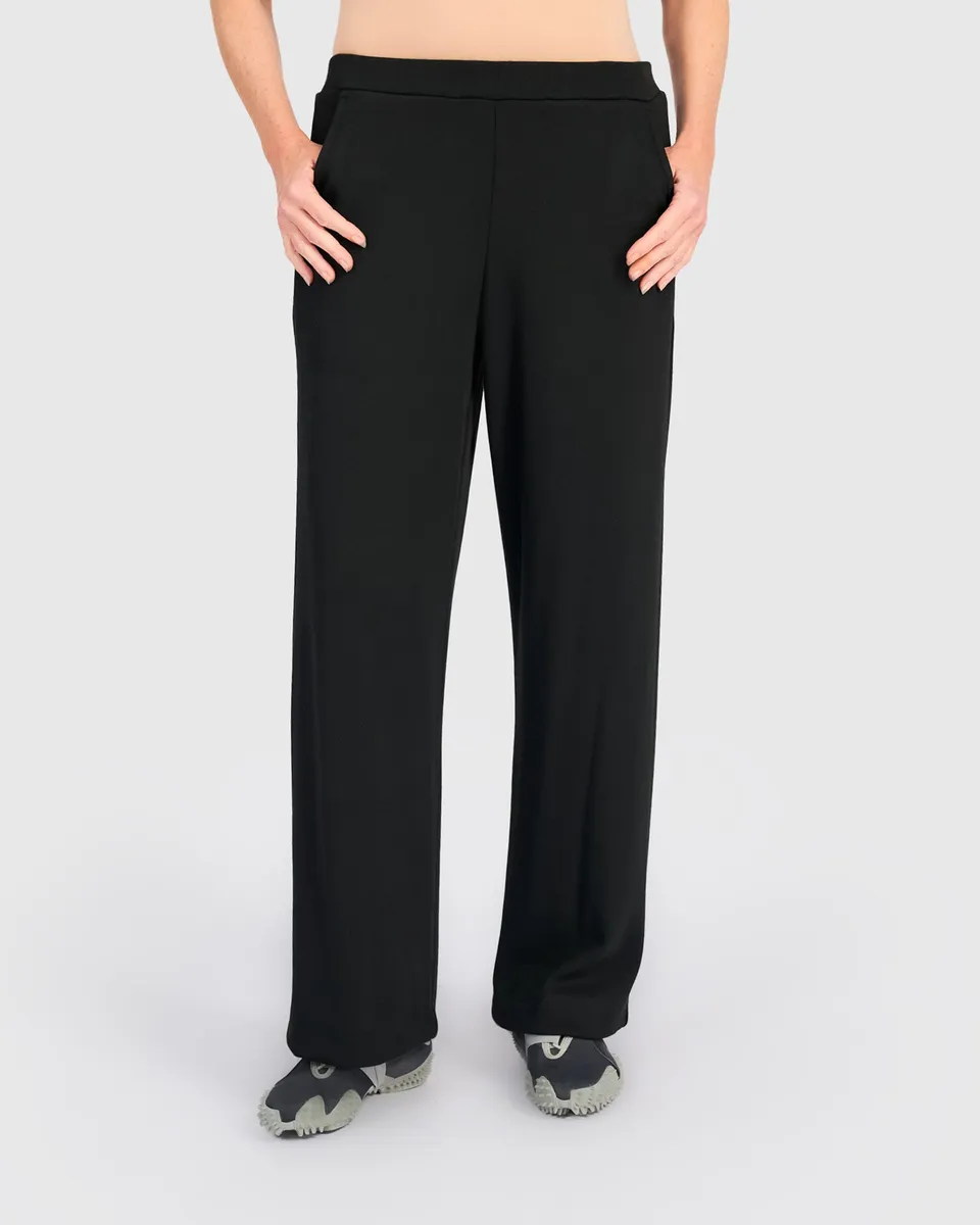 alembika-smoothing-straight-pant-schwarz-gerade-hose-full-length image 1