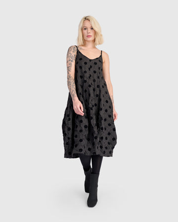 alembika-reve-tank-cocoon-dress-black-dots-tr-gerkleid-midi image 3