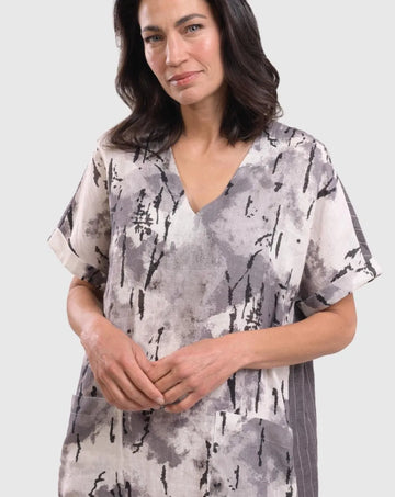 alembika-skyline-v-neck-maxi-kleid-fog image 5