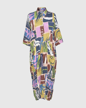 alembika-kali-crinkle-shirtdress-abstract image 7