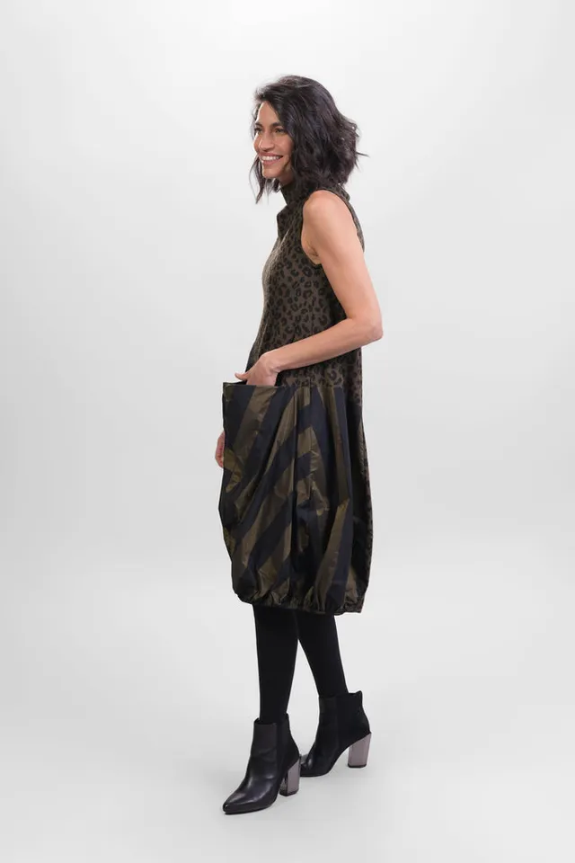 alembika-chiu-whisper-wonderful-dress-khaki-kleid image 1