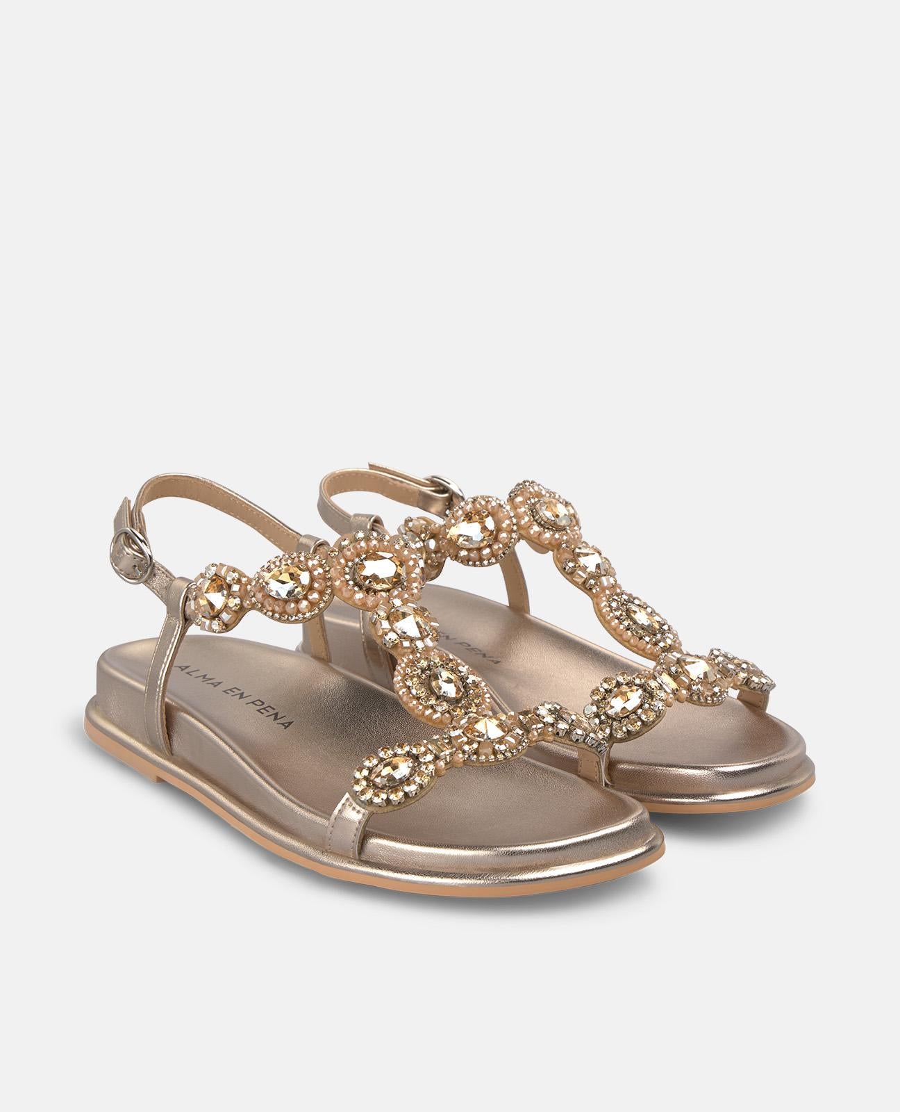alma-en-pena-flache-sandale-bronze-schmuck-sandale-2-5-cm image 2