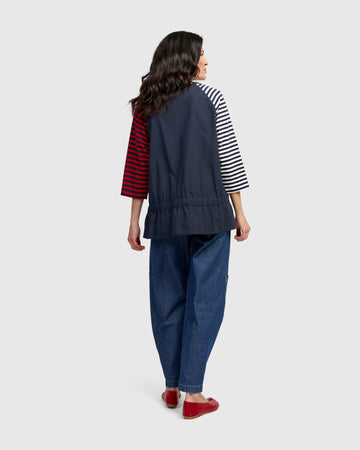 alembika-harlow-boxy-top-tunika-navy-stripes image 6