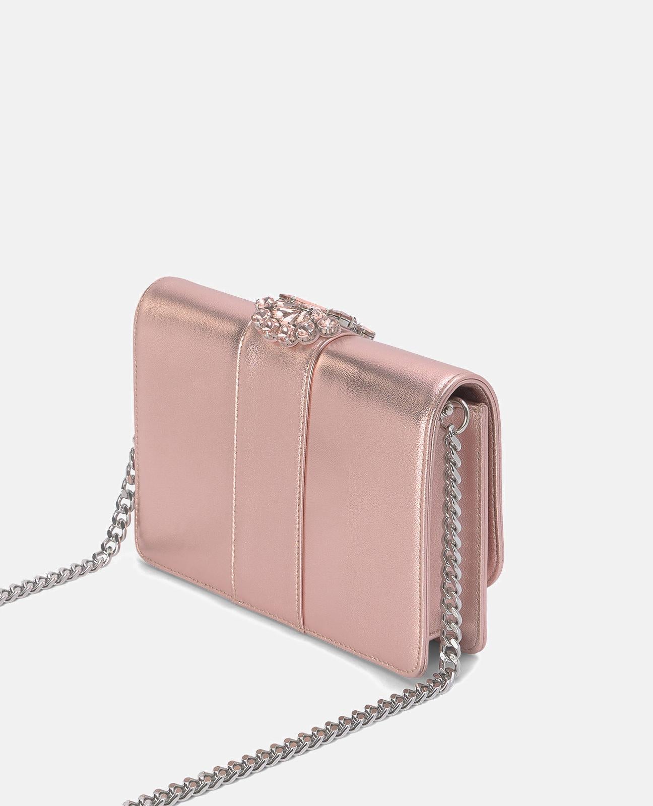 alma-en-pena-alfa-62150-clutch-mit-strass-rosa-leder-umh-ngetasche image 2