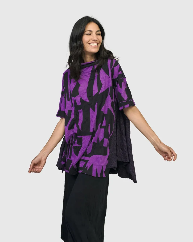 alembika-fractal-trapeze-top-violett image 1