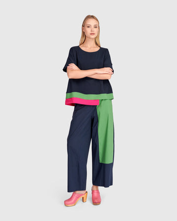 alembika-sorbet-tee-navy-multi image 7