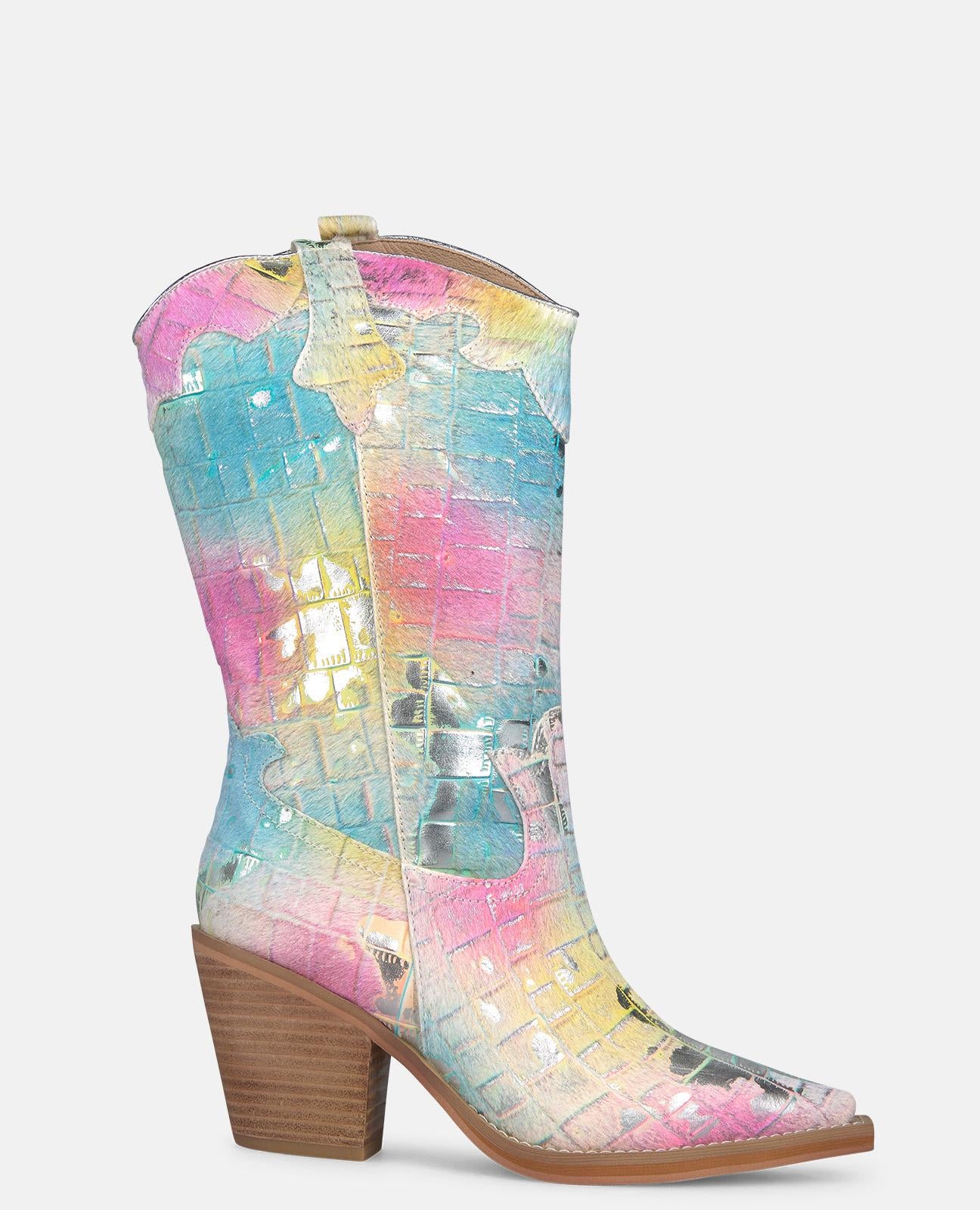 alma-en-pena-country-stiefel-mittelhoch-multicolor-7-cm image 1