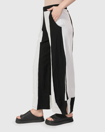 alembika-lina-stripe-lantern-hose-wei-schwarz image 8
