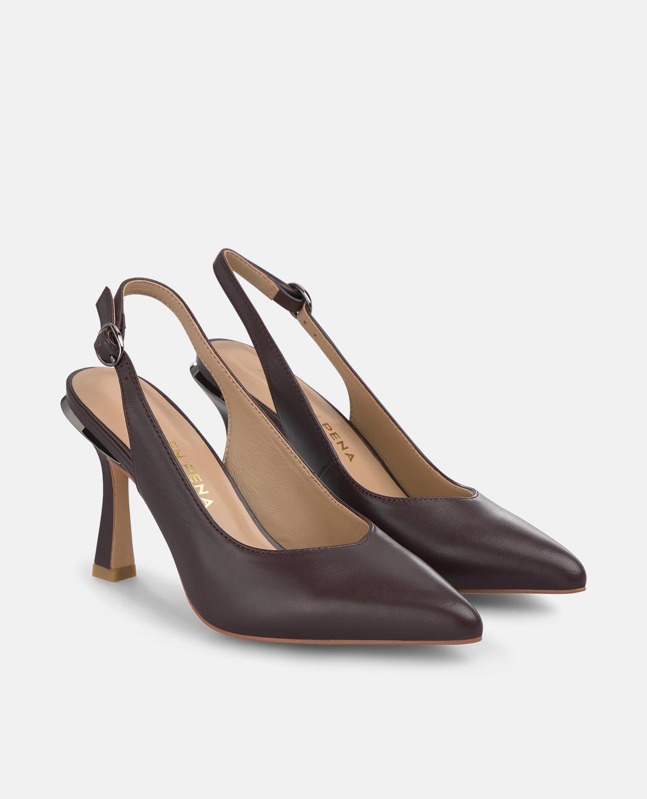 alma-en-pena-pumps-spitzzehe-mit-schnalle-bordeaux-9-cm image 2