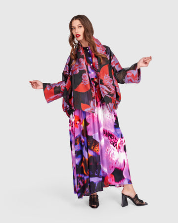 alembika-toshi-cocktailjacke-rot-lila-floral image 6