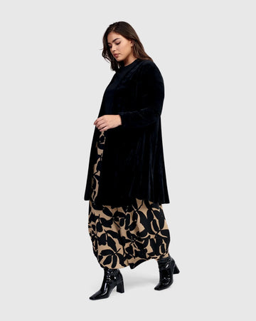 alembika-velvet-smoking-jacket-black-eleganter-samt-blazer image 4