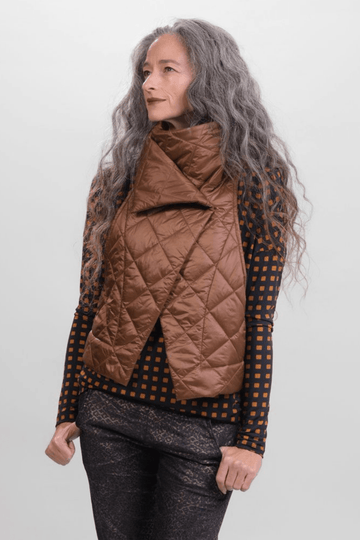 alembika-check-at320o-mockneck-top-orange image 7