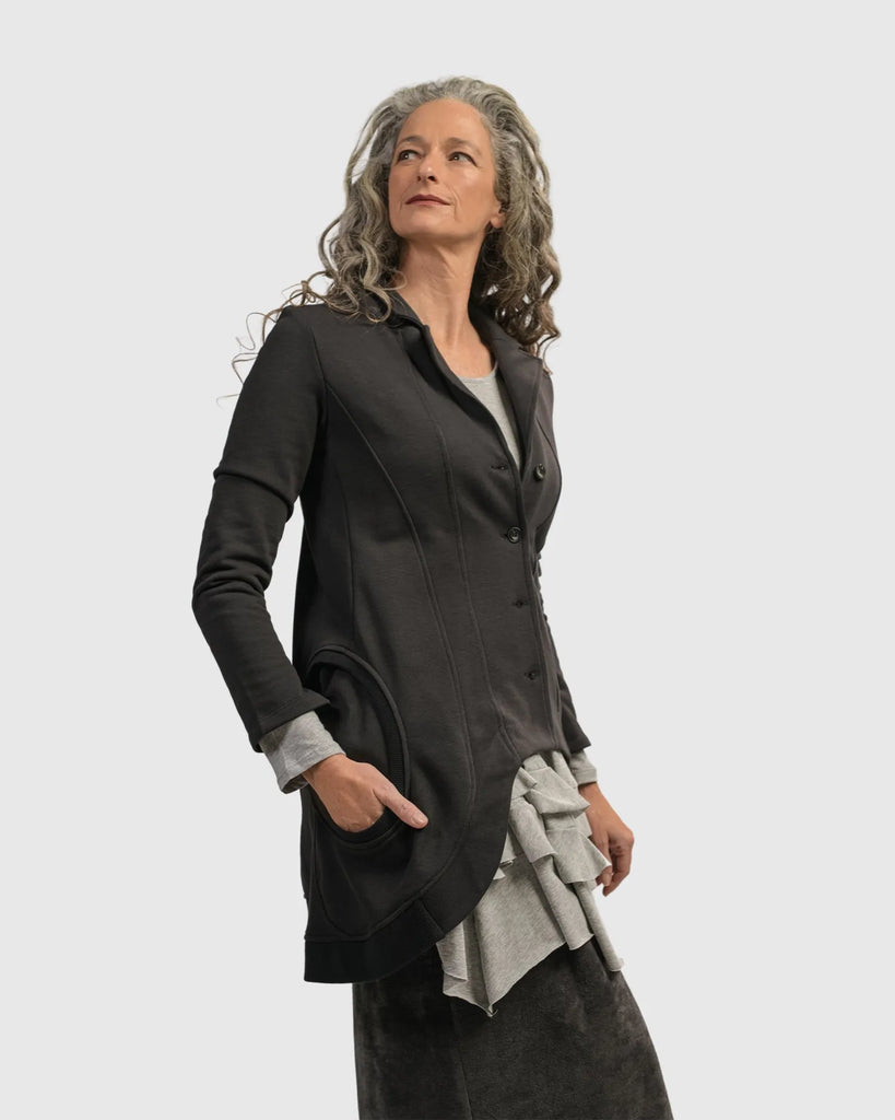 alembika-urban-strut-ms-jacket-black-ponte-blazer image 1