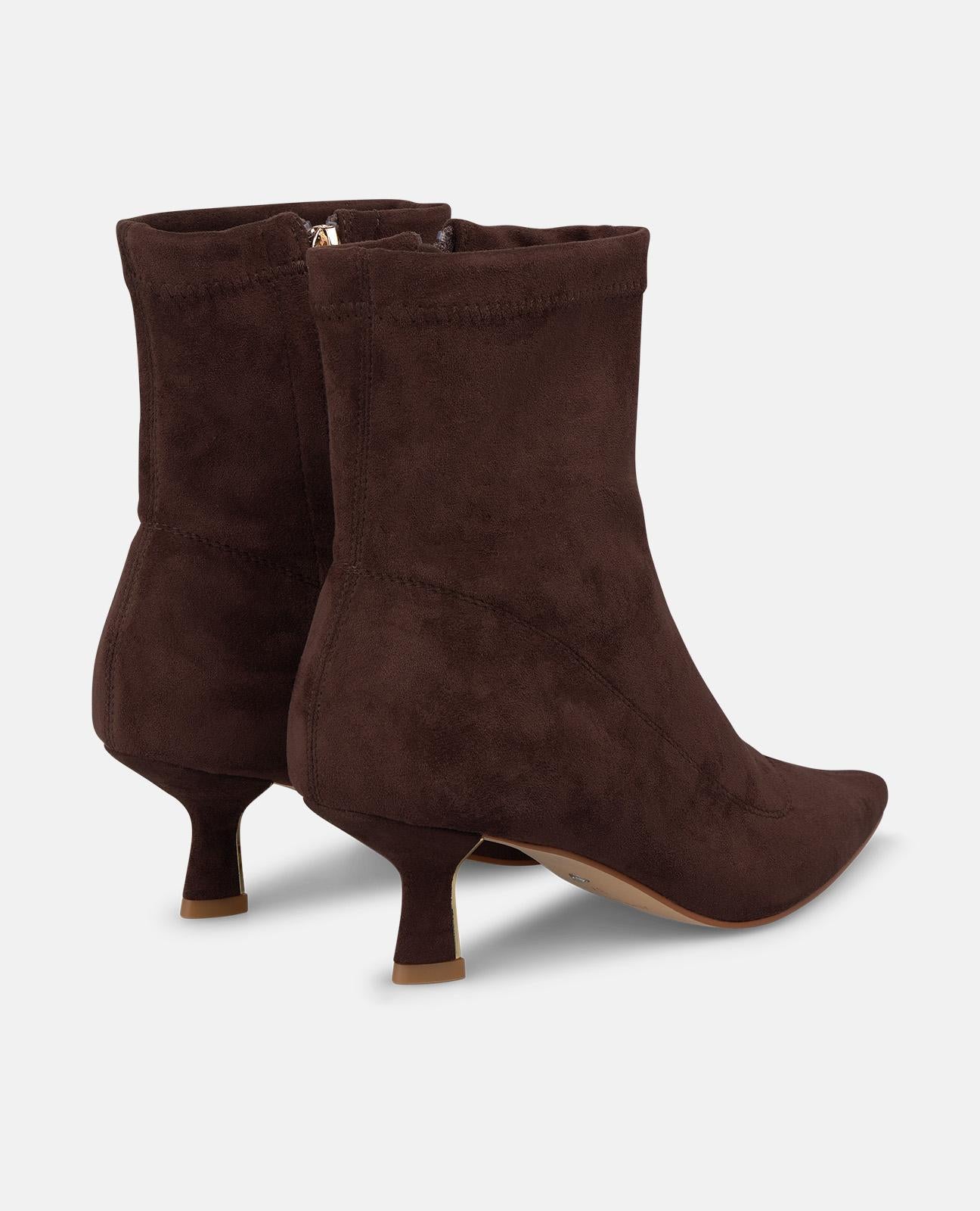 alma-en-pena-zipper-boots-stiefeletten-mit-absatz-braun image 3