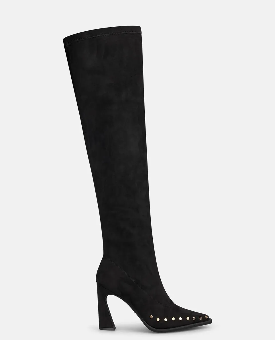 alma-en-pena-stiefeletten-schwarz-nieten-9-cm image 1
