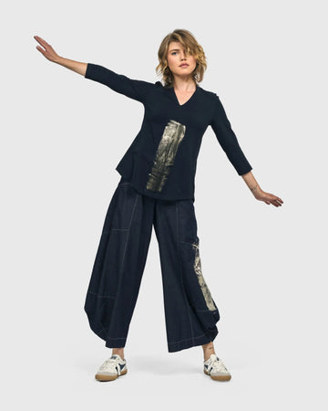 alembika-geneva-punto-pants-damen-hose-denim-baumwolle image 2