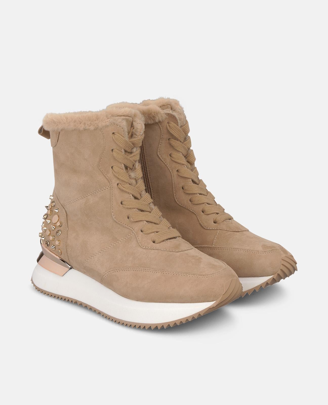 alma-en-pena-suede-sneaker-boots-arena-strass-4-cm-plateau image 2