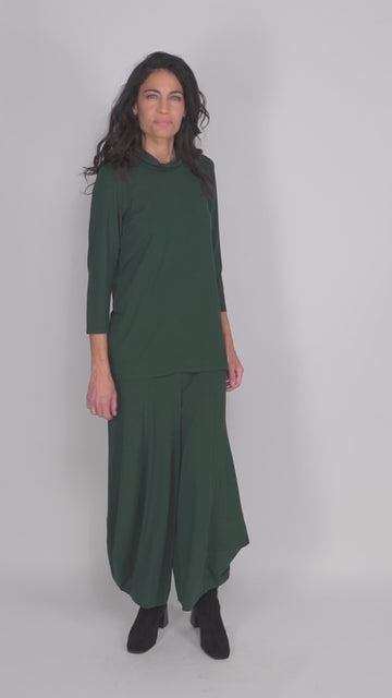 alembika-essential-mockneck-top-gr-n-3-4-arm image 3