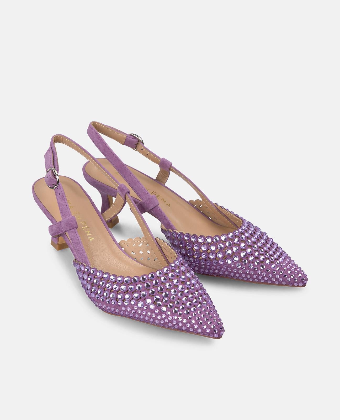 alma-en-pena-alfa-53825-slingback-pumps-violett-mit-strass-spitze-kappe-6-cm image 2