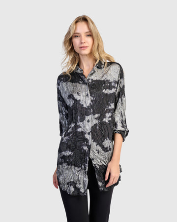 alembika-afterglow-shirt-silber-tunika-bluse-metallic image 2