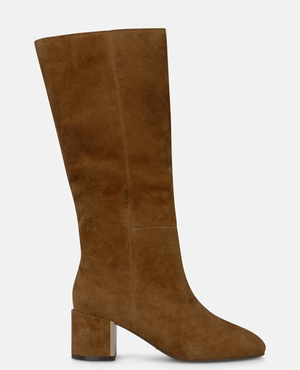 alma-en-pena-stiefeletten-wildleder-camel-5-5-cm image 1