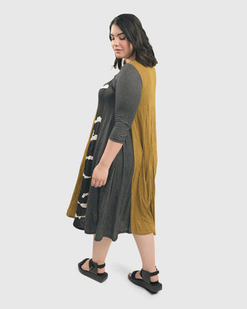 alembika-jill-crinkle-swing-kleid-gelb image 3