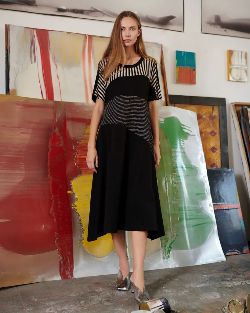alembika-urban-santa-fe-t-shirt-kleid-stripes-maxi image 1