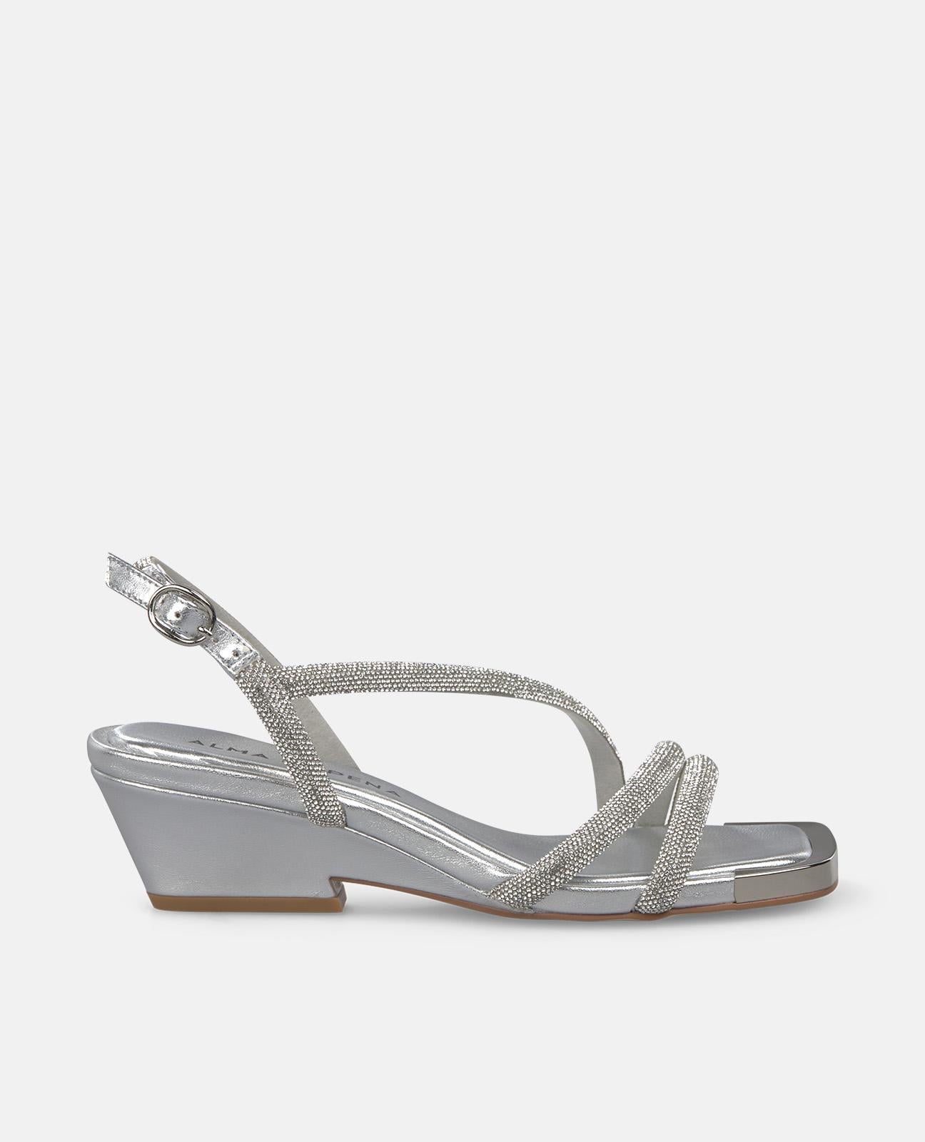 alma-en-pena-riemen-sandalette-silber-6-cm image 1