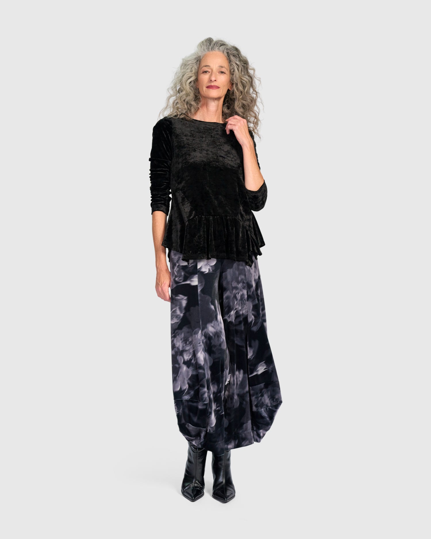 alembika-crushed-velvet-addison-top-schwarz image 6