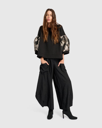 alembika-reverie-puff-sleeve-top-damen-oberteil-floral image 4