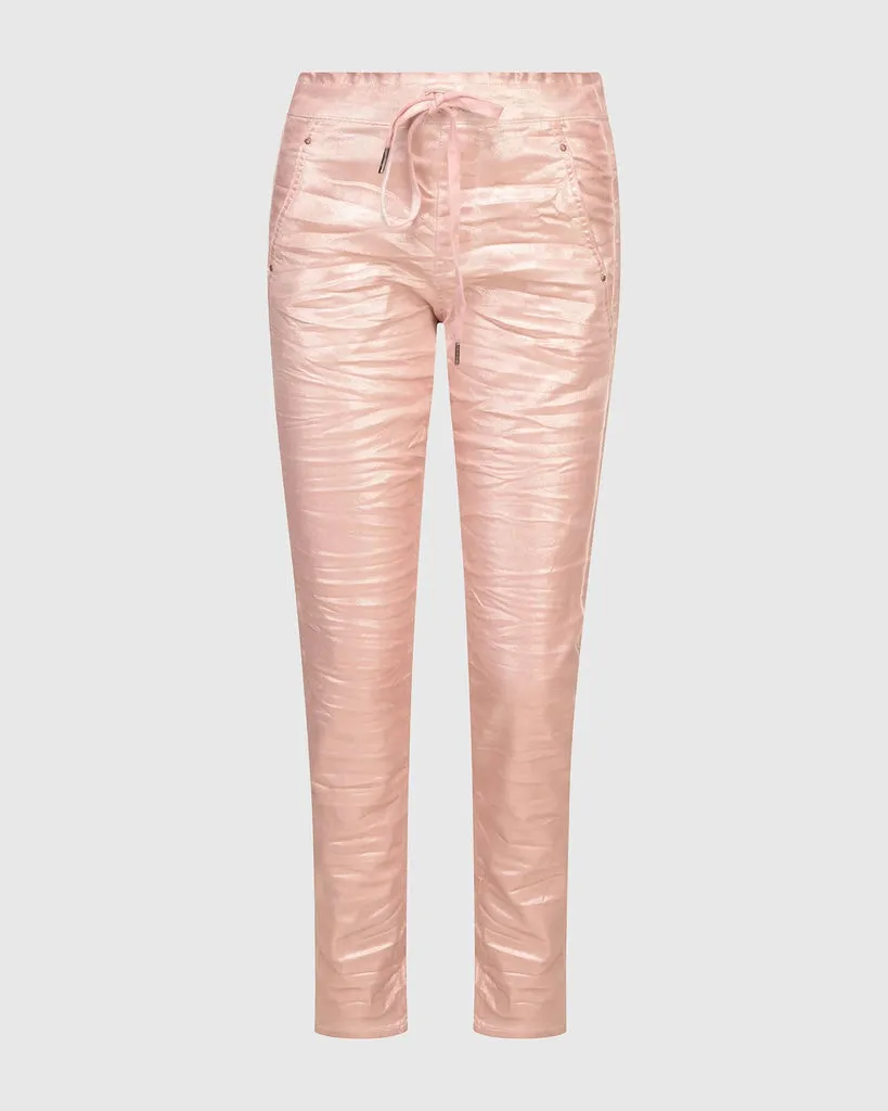 alembika-iconic-stretch-jeans-metallic-powder-mid-rise image 1