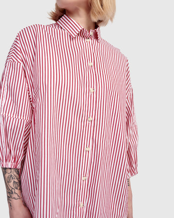 alembika-bethany-button-down-top-streifen image 3