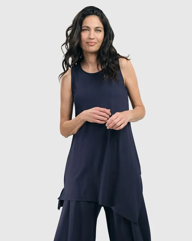 alembika-essential-rmellose-tunika-top-navy image 1
