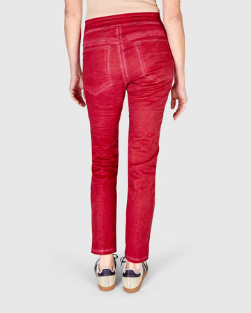 alembika-serpent-iconic-stretch-jeans-red-damen-mid-rise-slim-hose image 3