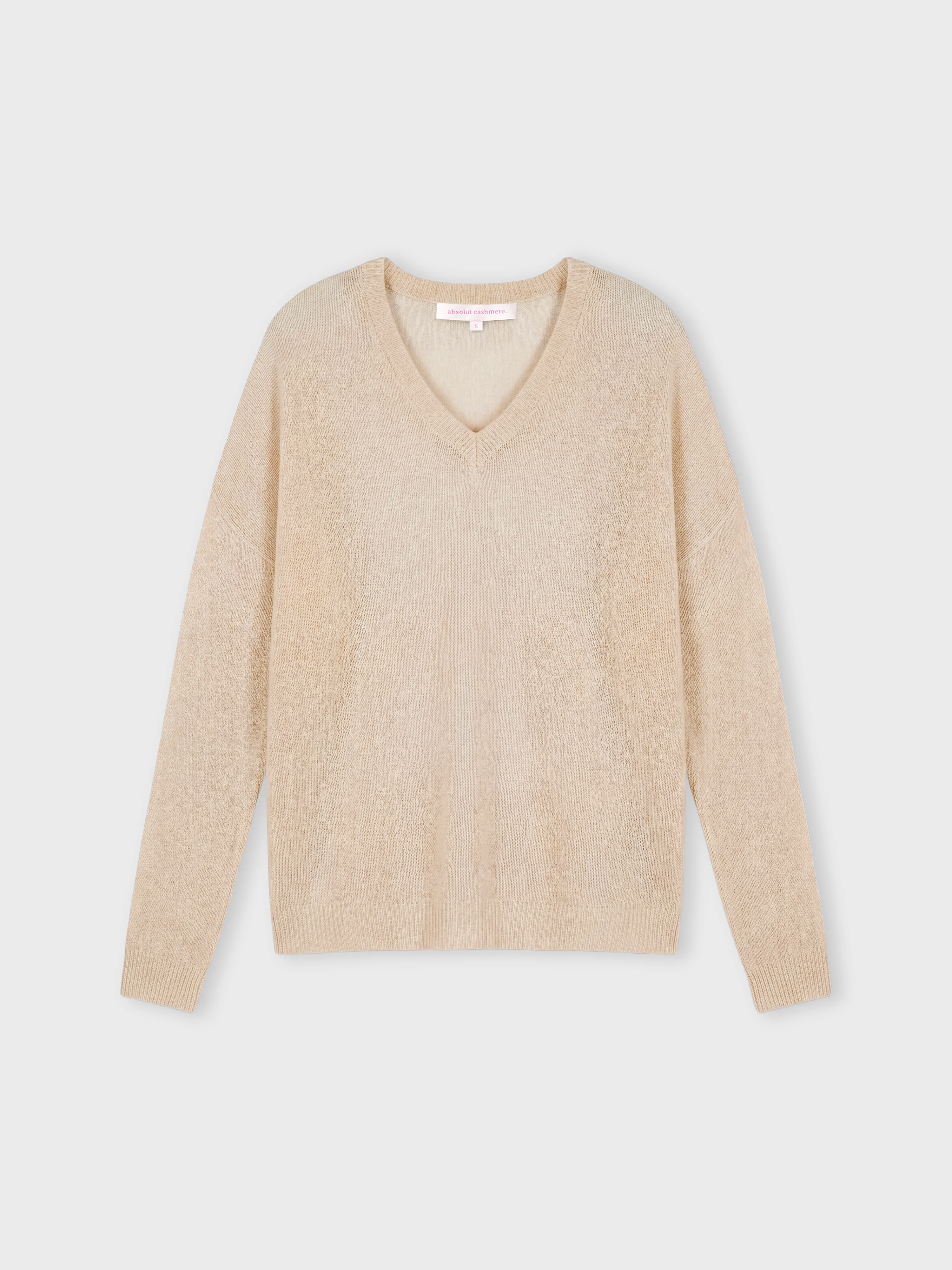 absolut-angelica-kaschmir-pullover-v-ausschnitt-damen-beige image 1
