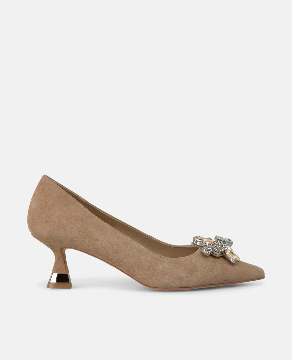 alma-en-pena-flower-pumps-camel-6-cm-absatz image 1