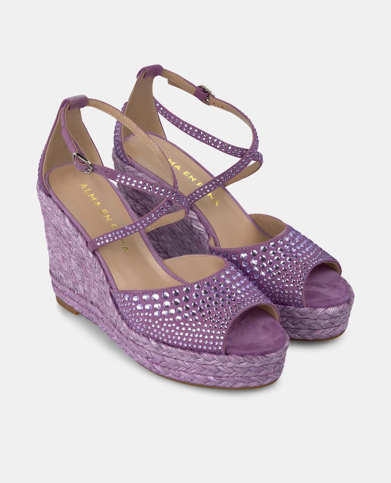 alma-en-pena-keilsandalette-violett-strass-kreuzriemen-9-8-cm image 2